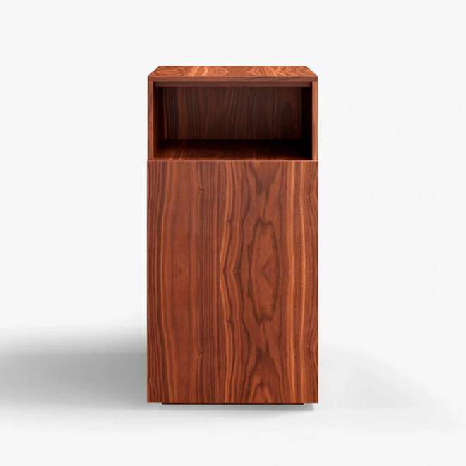 Holme walnut bedside cabinet, high right
