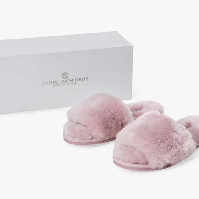 Sheepskin Soft Rose Slippers