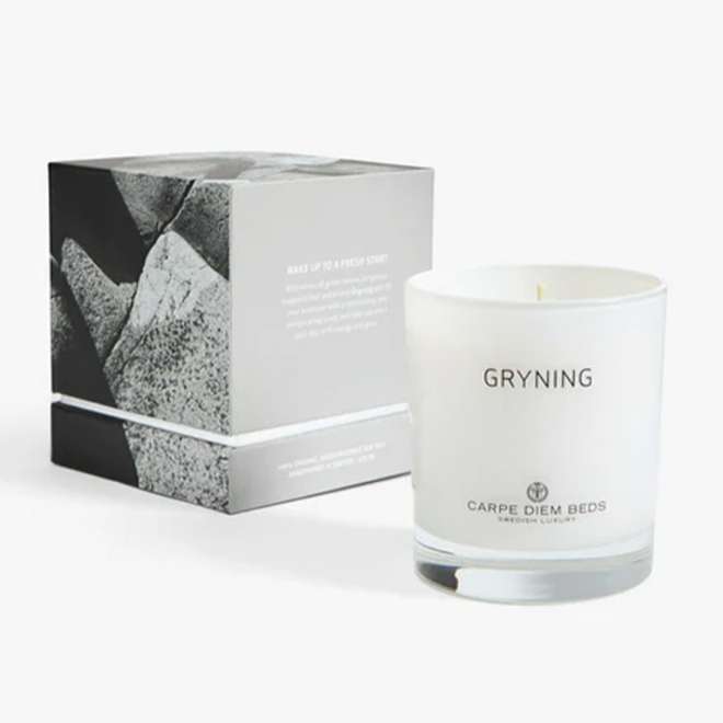 Skymning White scented candle